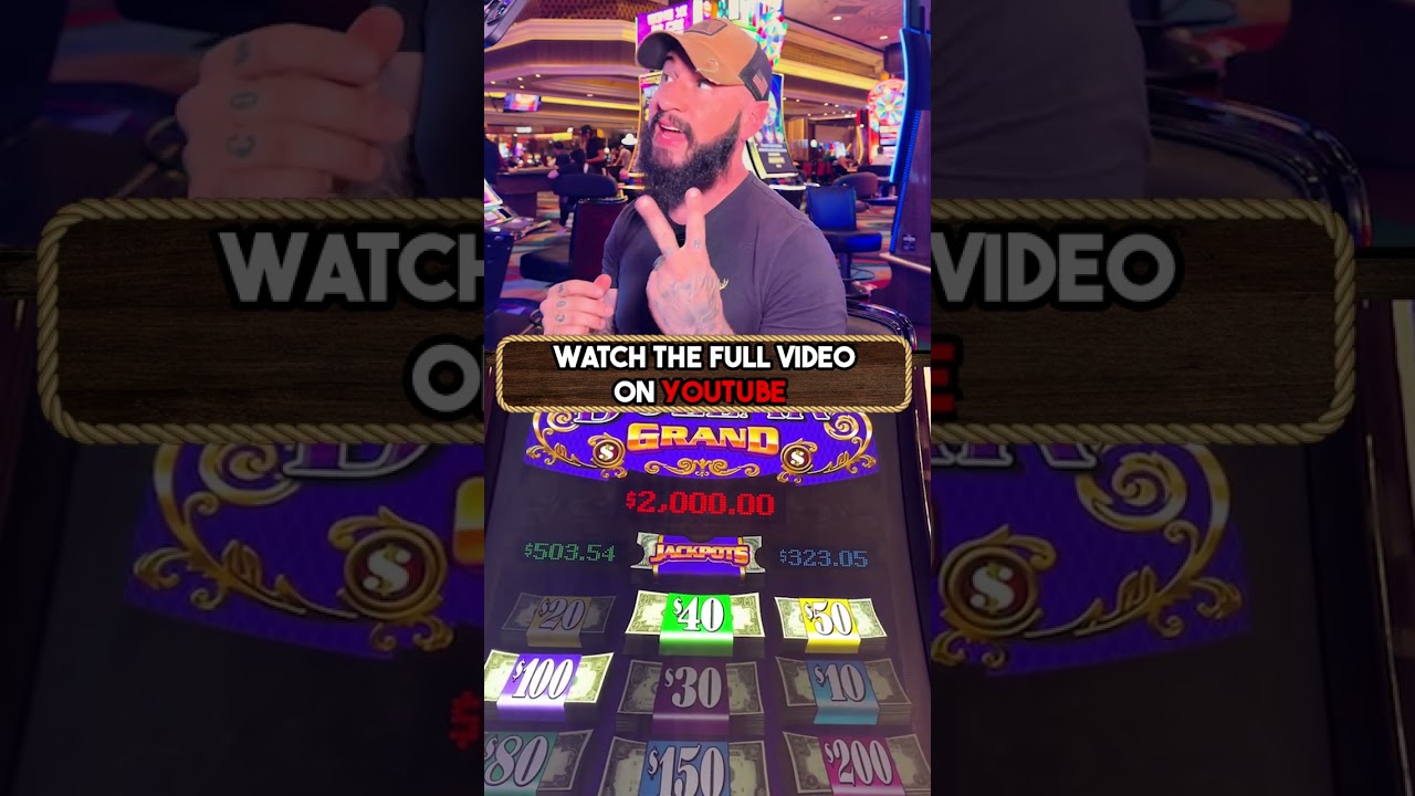 Big Wins with Top Dollar Grand JACKPOT Light Video