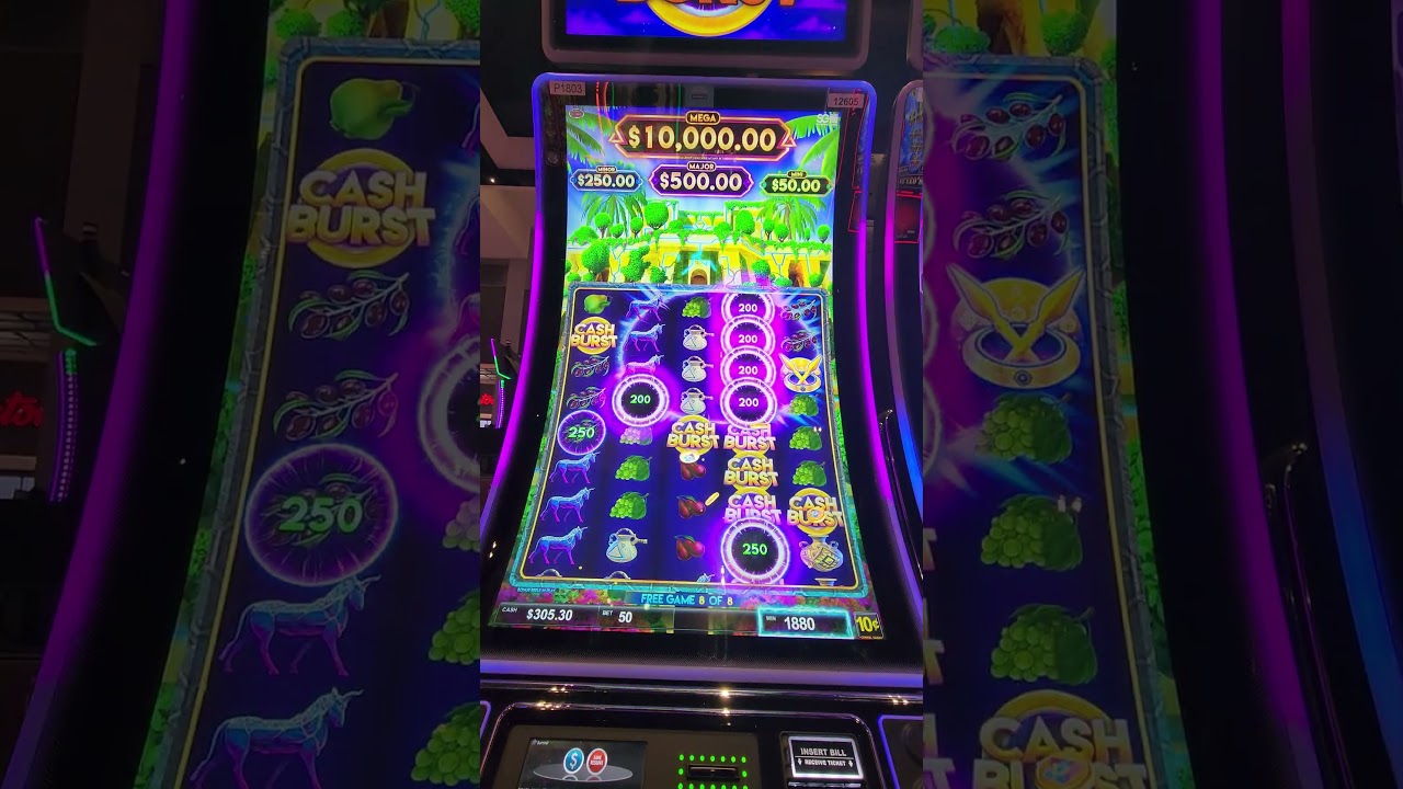 Cash Burst Slot - Big Win Bonus!! #bigwin #slotmachine #casino #gamble #massivewin Video