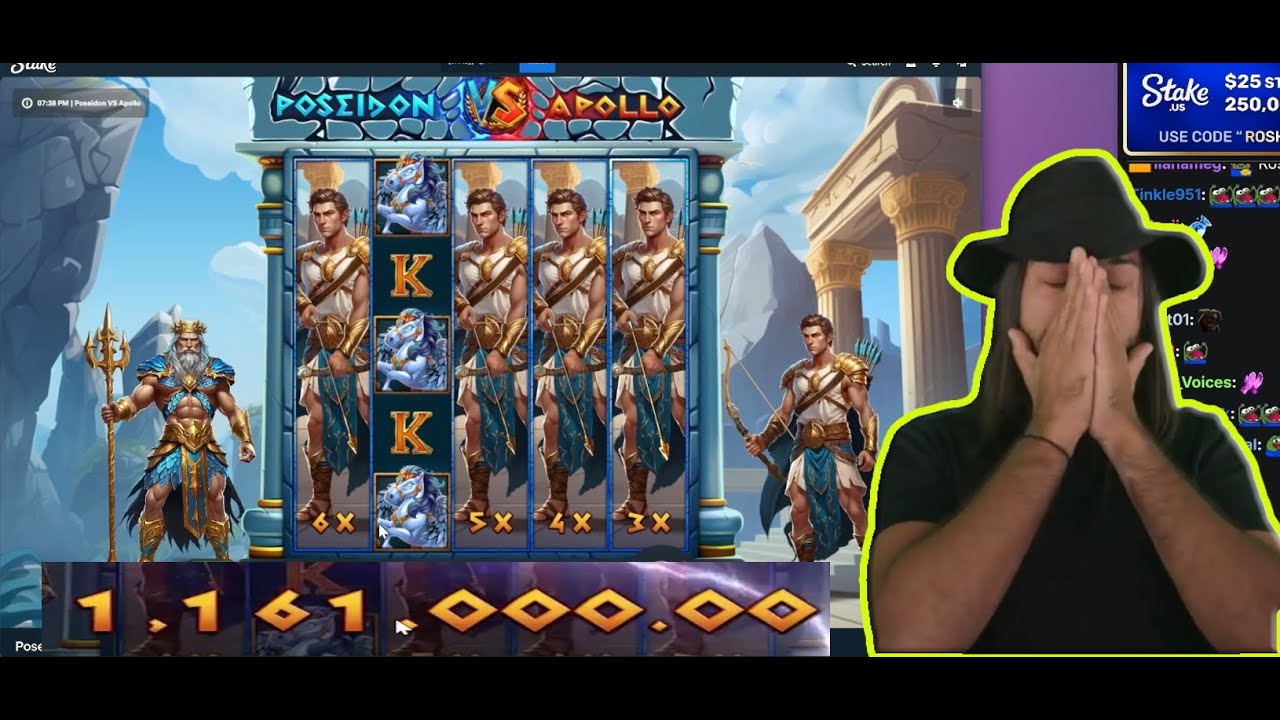 POSEIDON VS APOLLO SLOT BIG WINROSHTEIN BIG WIN Video