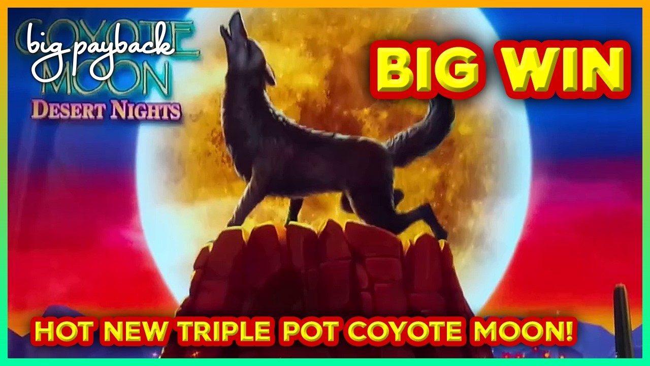 NEW! Coyote Moon Desert Nights Slot - BIG WIN SESSION! Video
