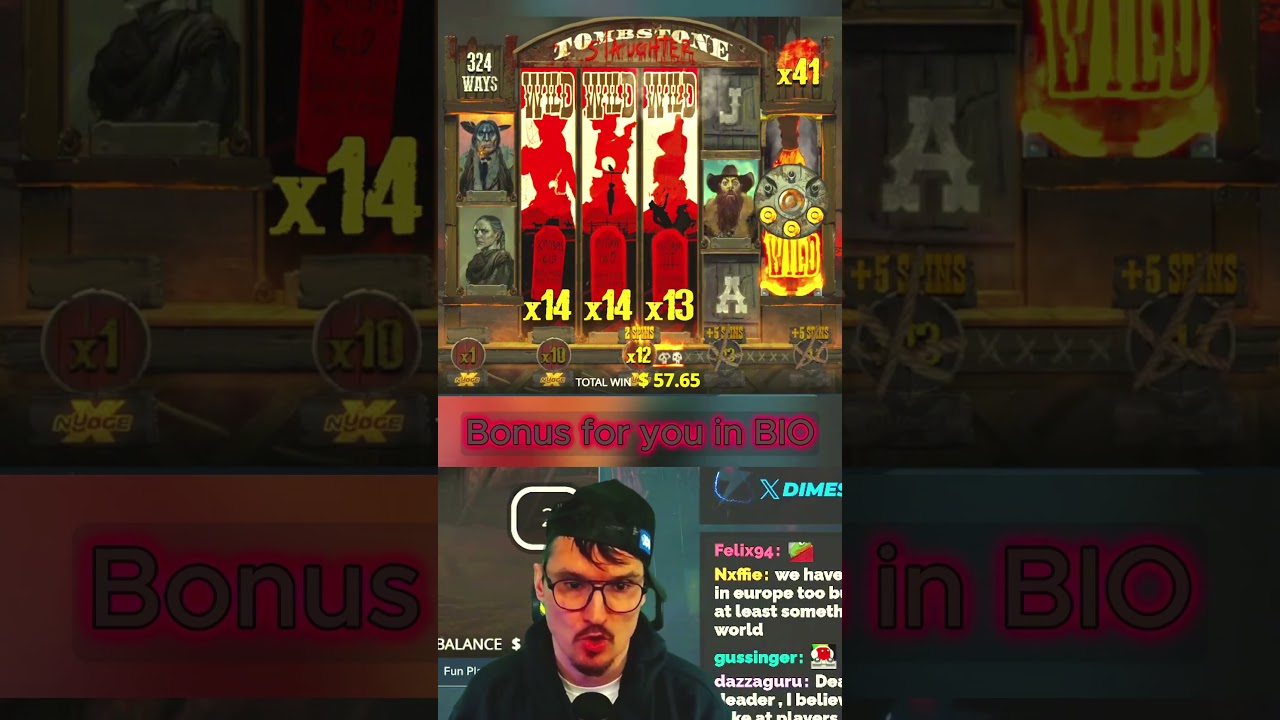 WOW! BIG WIN in TOMB STONE BONUS in BIO! Video