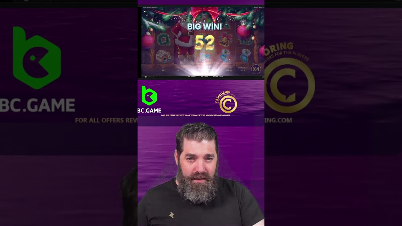 Big WIN Secret of Christmas Slot Free Spins on 15€ Bet ? #slot #bigwin #casino Video