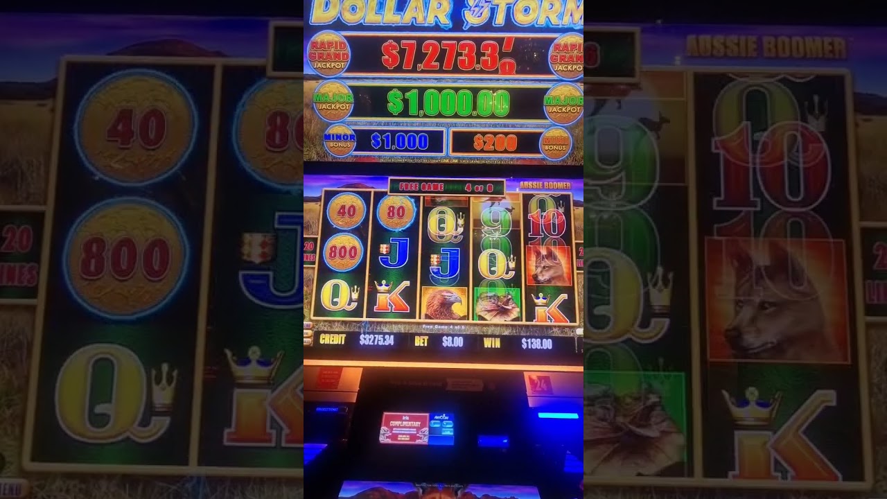 AUSSIE BOOMER pokie jackpot hugewin casino win big slot major mini bigwin hugewin grand Video