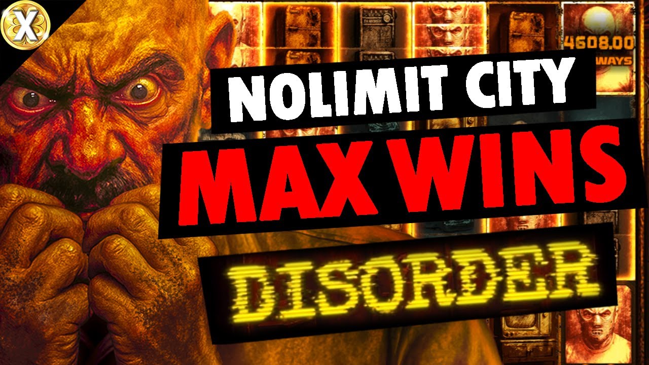 First 23,500 MAX WIN On DISORDER! EPIC Big WIN New Online Slot - Nolimit City Video