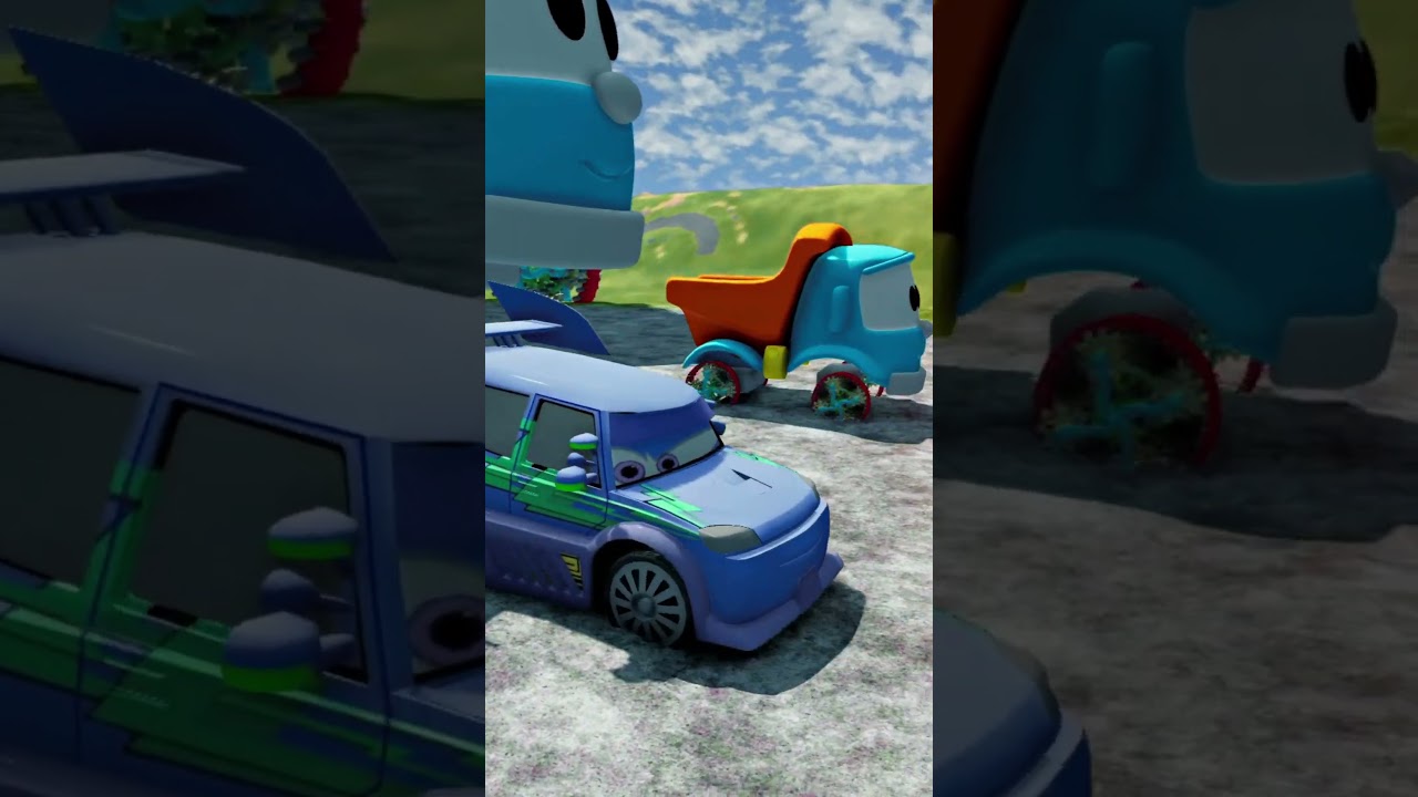 Big & Small McQueen Cars VS Train. Lightning Strikes Back! - BeamNG.drive Video