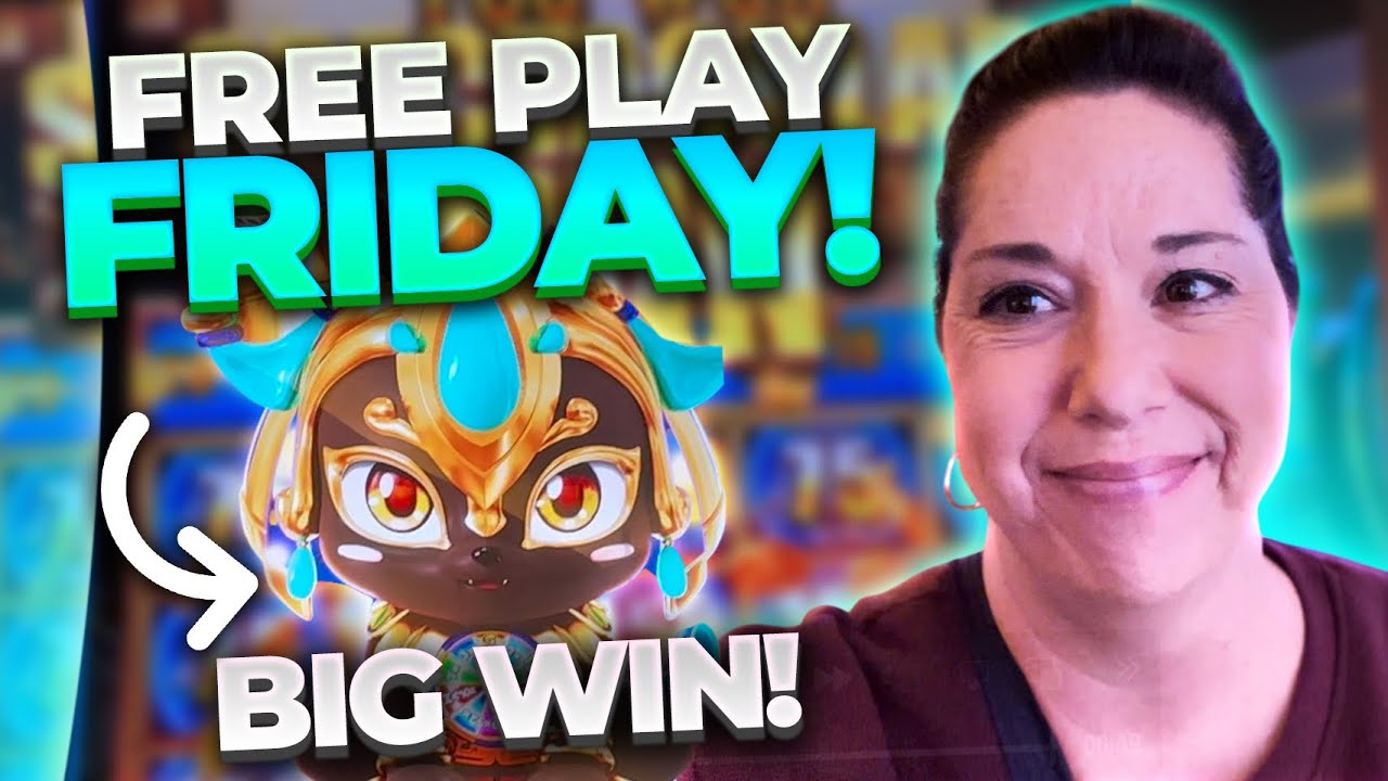 Free Play Friday Slot Queen Lands a BIG Win! Video