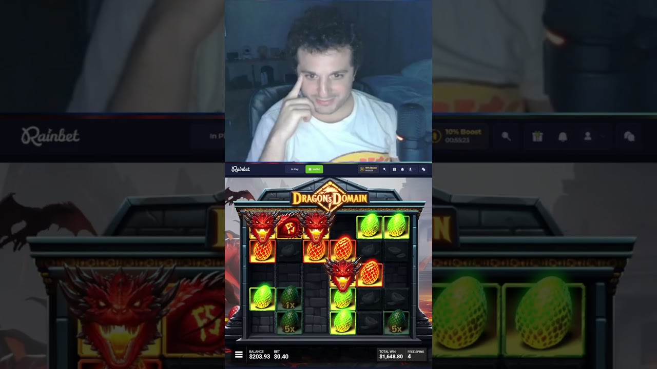 THIS SLOT HAS PAID FINALLY! NOT A MAXWIN BUT BIG WIN ON DRAGON&;S DOMAIN! X WIN! Video