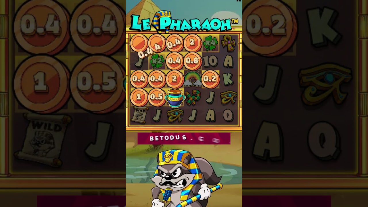 Le Pharaoh Slot Big Win Gameplay | Casino Slots BETODUS Video