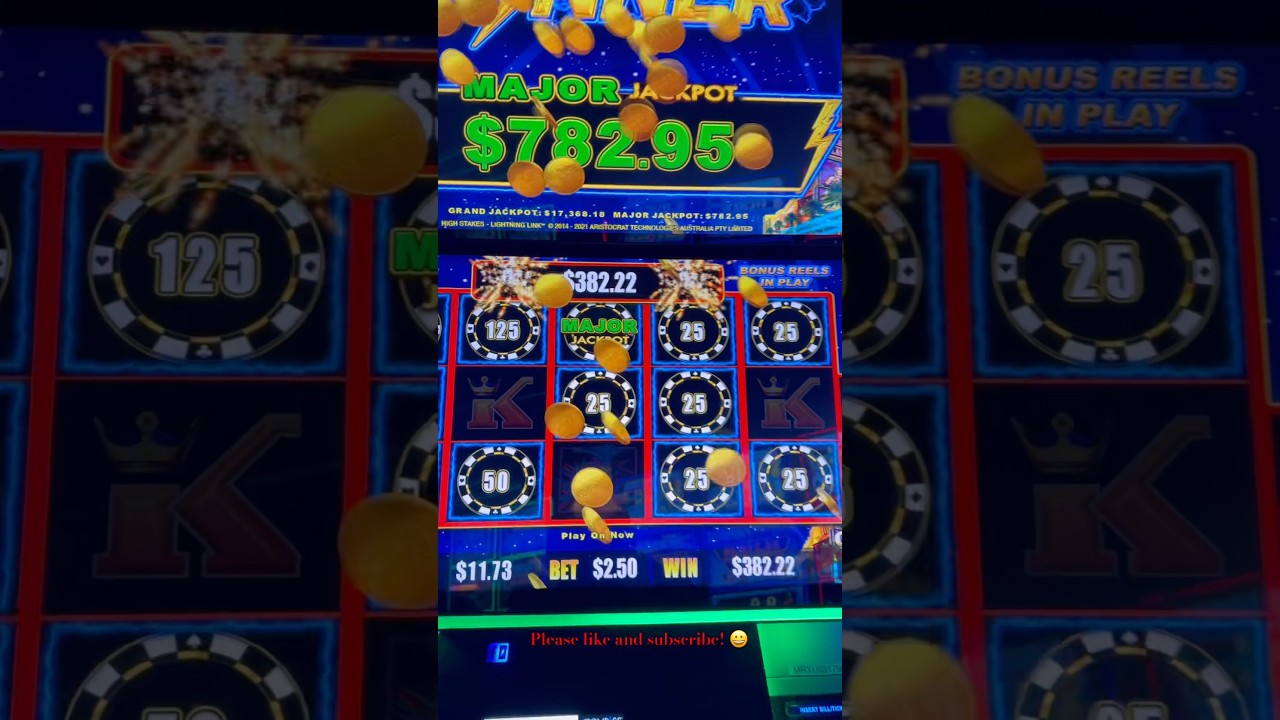 Lightning Link Huge Win #slot #gambling #major Video