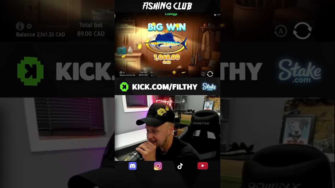 FISHING CLUB SLOT CATCHES A MARLIN FOR .K BIG WIN shorts onlineslots slots fishing slot Video