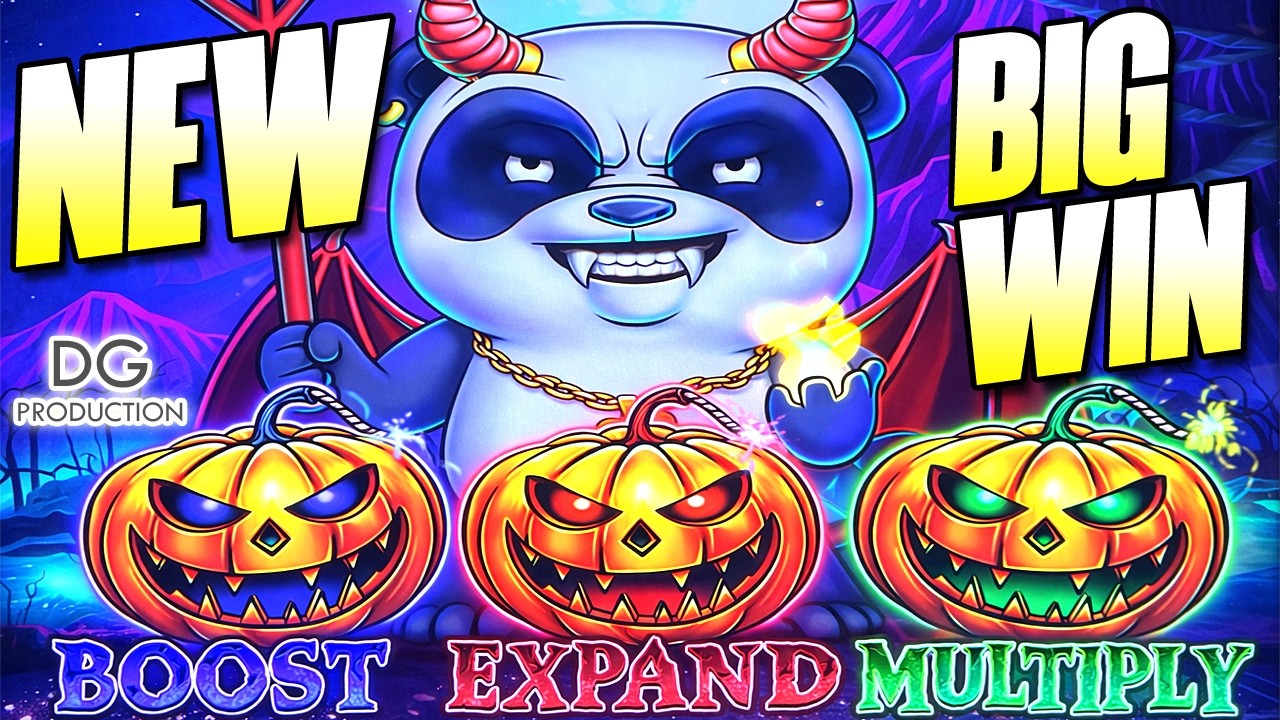OMGNEW DEVIL PANDA BIG WIN TRIPLE POP SLOT MACHINE REVEAL LAS VEGAS GRAND CASINO GAME WOW Video