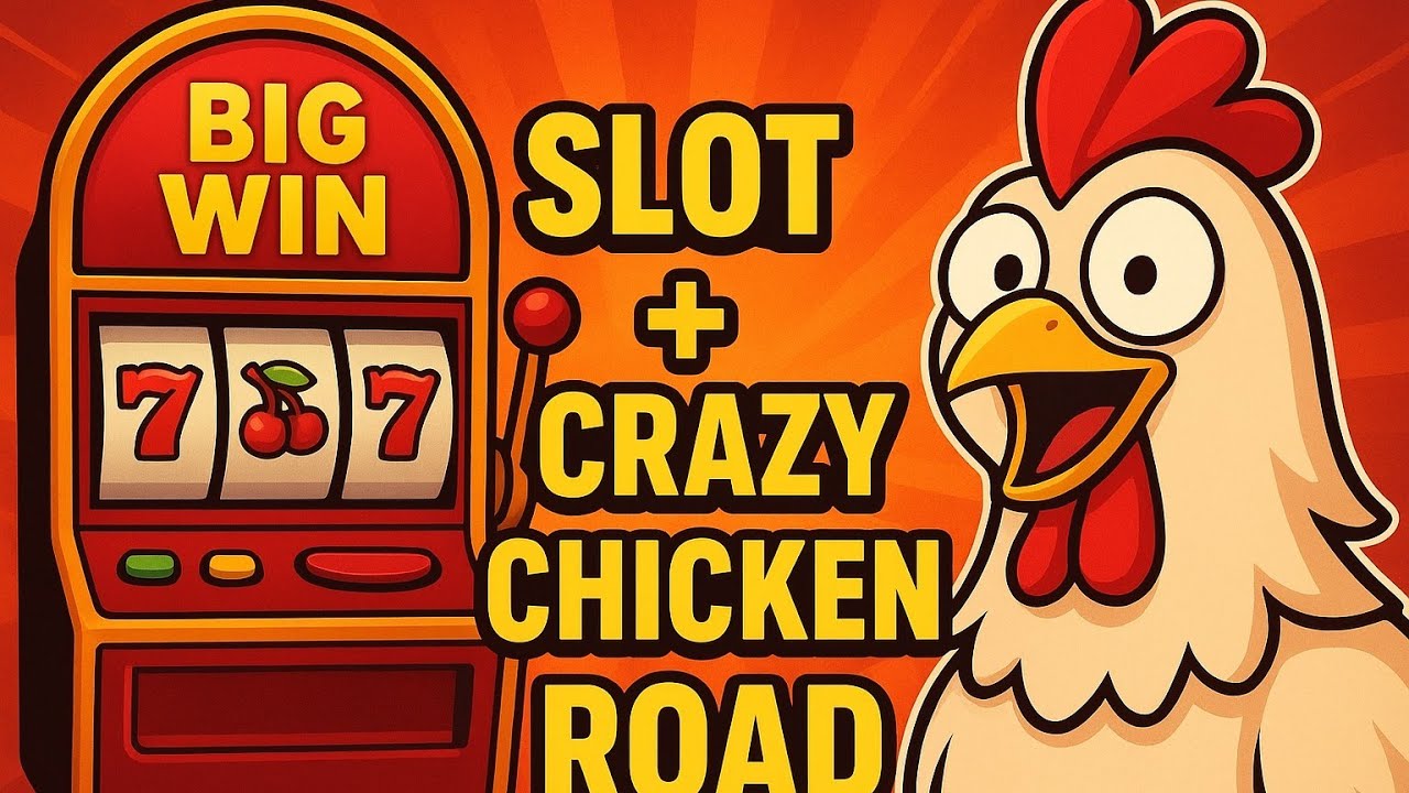 "BIG WIN SLOT + CRAZY CHICKEN ROAD " Amar gamer Video