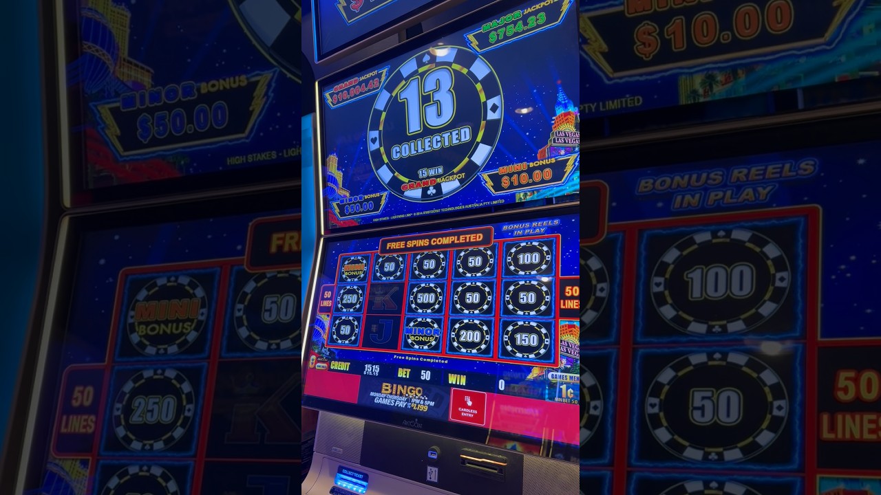 Big Win from the Chip Bonus on Lightning Link! slots casino slotmachine live Video