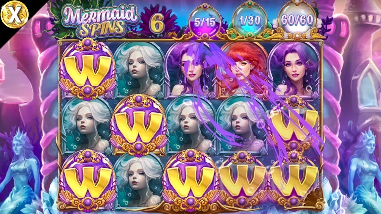 EPIC Big WIN New Online Slot Mermaids NetEnt (Casino Supplier) Video