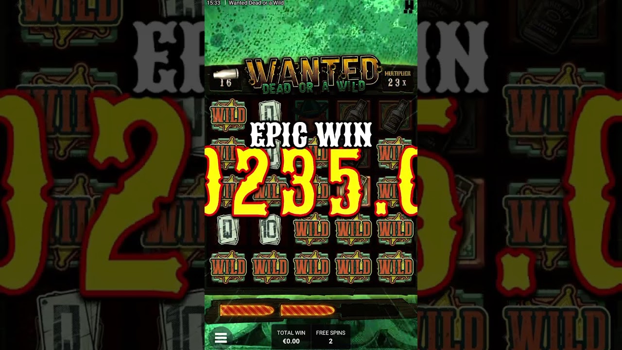 big win on wanted or Wild Video