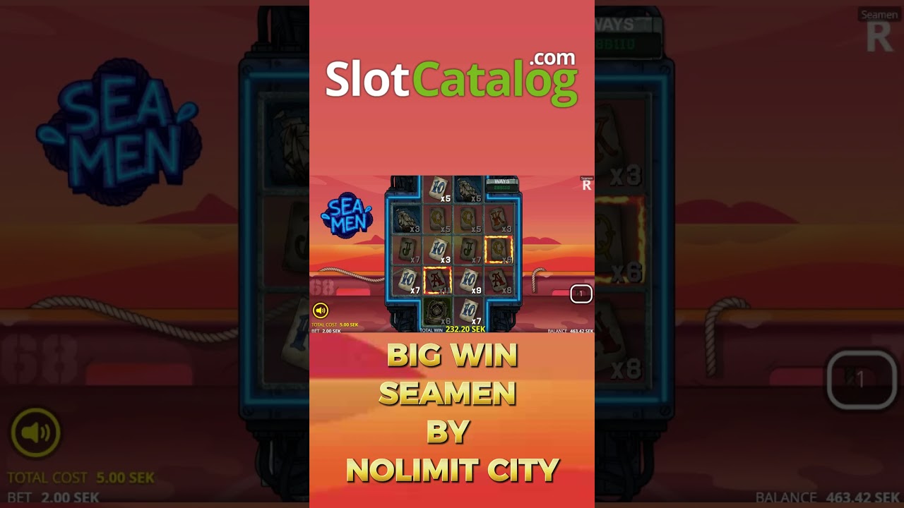 Seamen slot Big Winvideoslots slot games bigwin videogames gaming igaming slotcatalog win Video