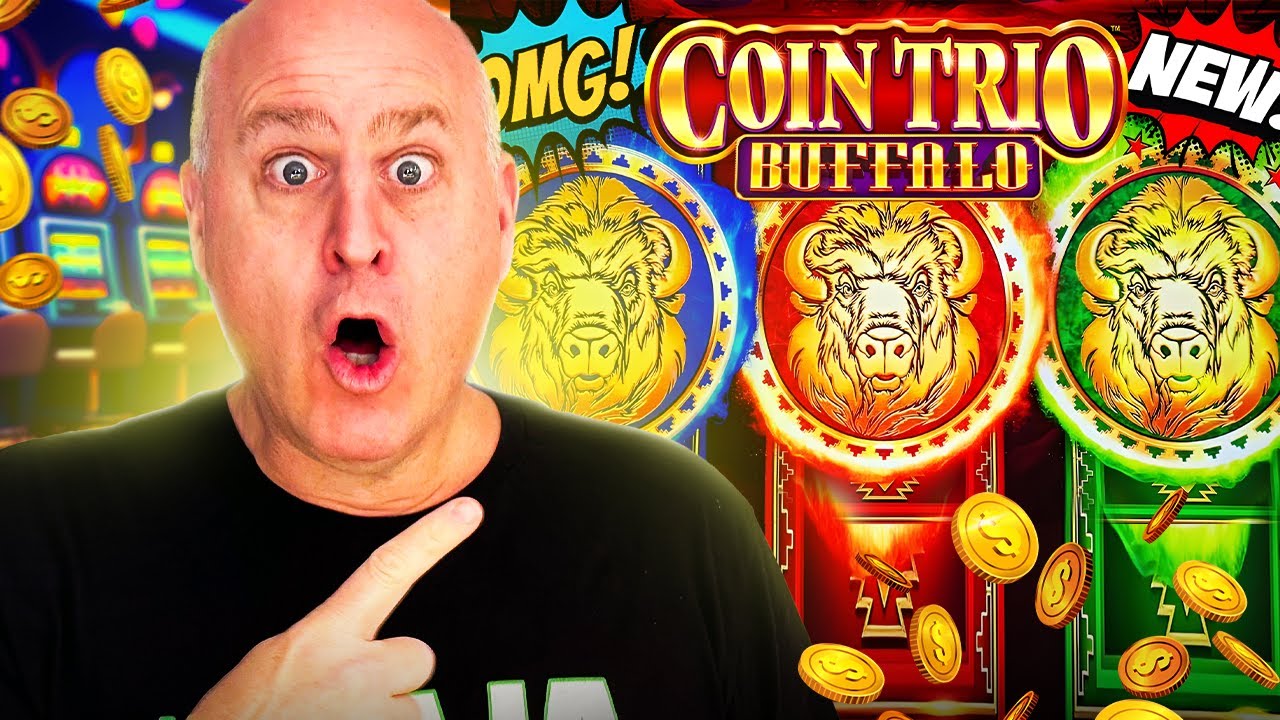 Out of Nowhere... Biggest Win of My Life on Buffalo Coin Trio! Video