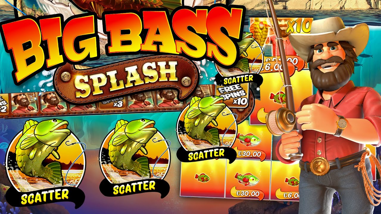 BIG BASS SPLASH Scatter Bonus MAX LEVEL X! MASSIVE WIN Video