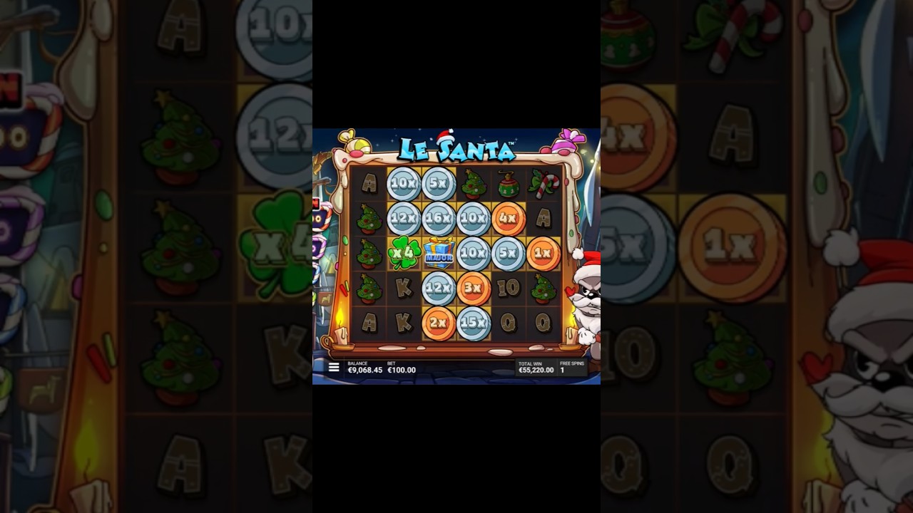 Le Santa Slot Bonus Game Big Win x757 Online Casino #slot #jackpot #casino Video
