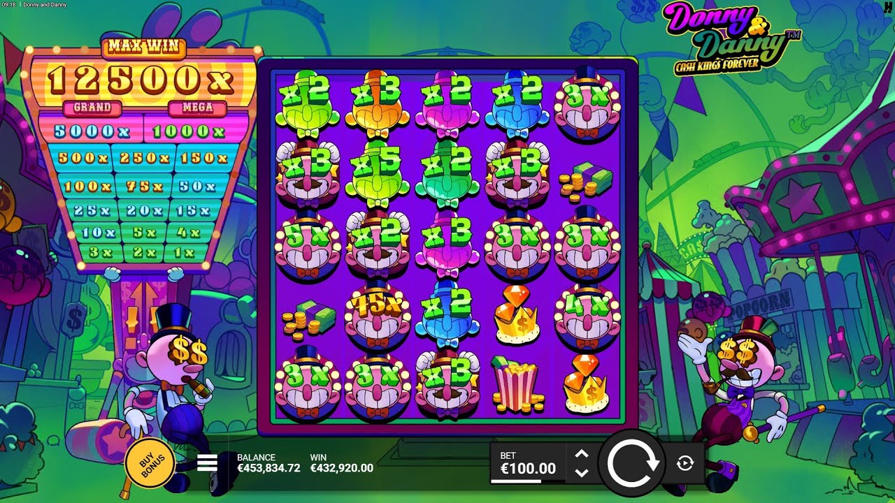 Donny & Danny Slot Bonus Game Big Win x4329 Online Casino Video