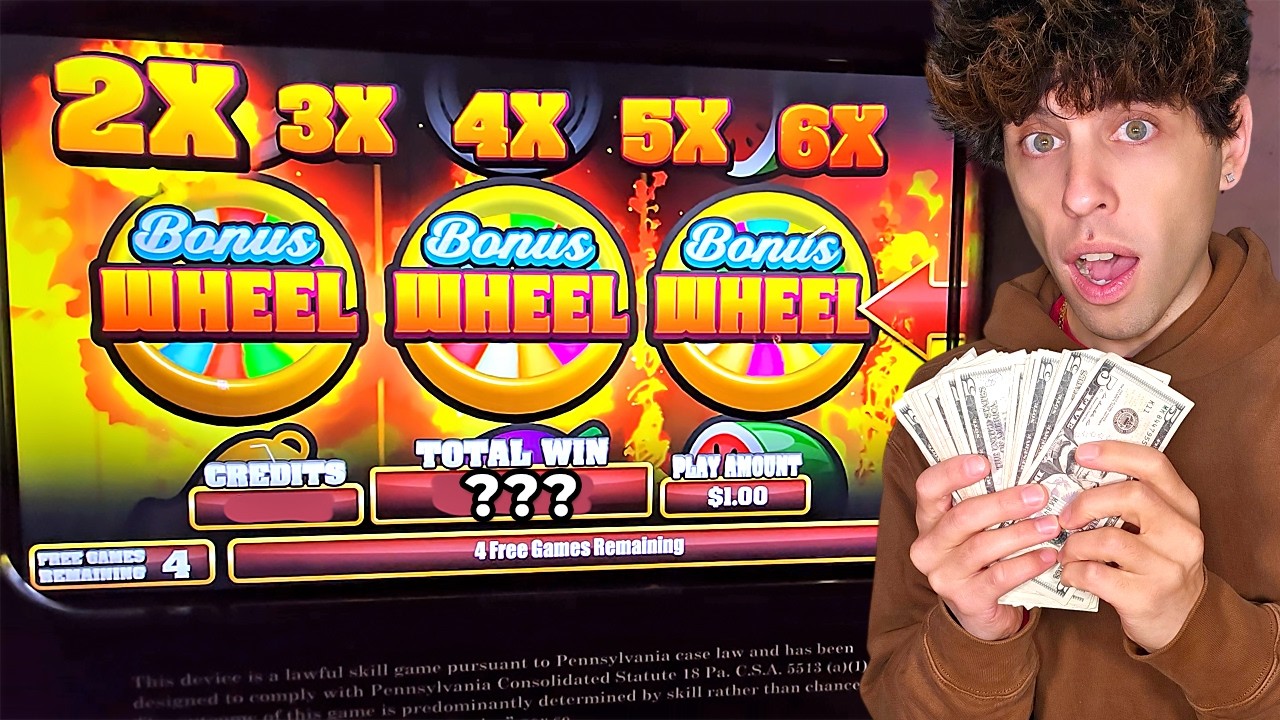 I Won A BONUS In A BONUS On A PA Skill Slot! *BIG WIN* Video