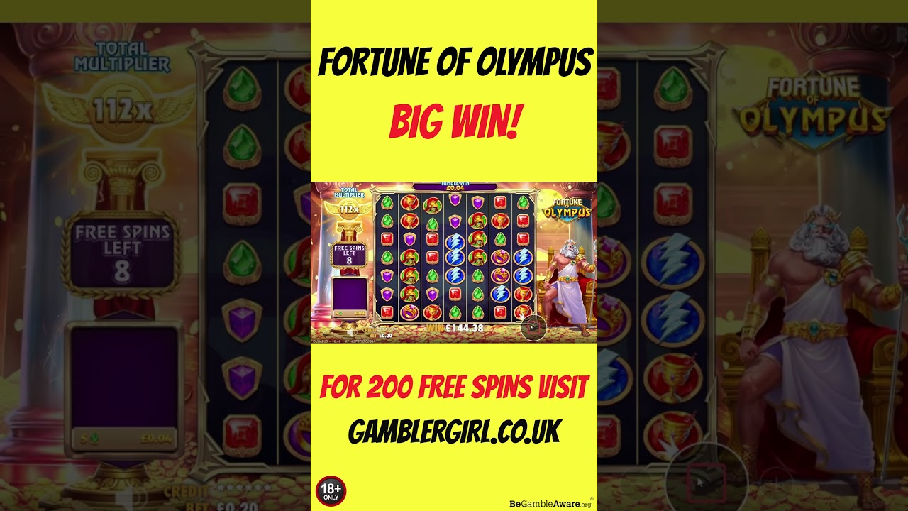 FORTUNE OF OLYMPUS BIG WIN ad slot casino gambling Video