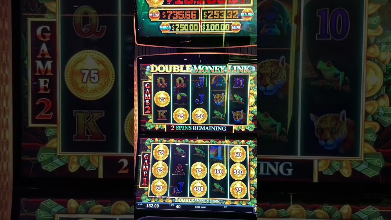 BIG WIN! $4/BET BONUS on Double Money Link! #shorts #casino #slots Video