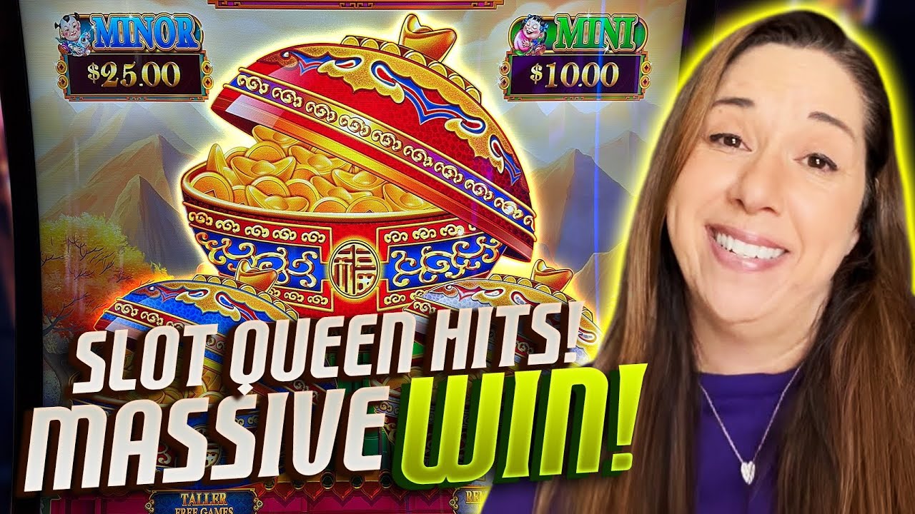 Slot Queen STRIKES BIG! Major Win on Dancing Drums Link! Video