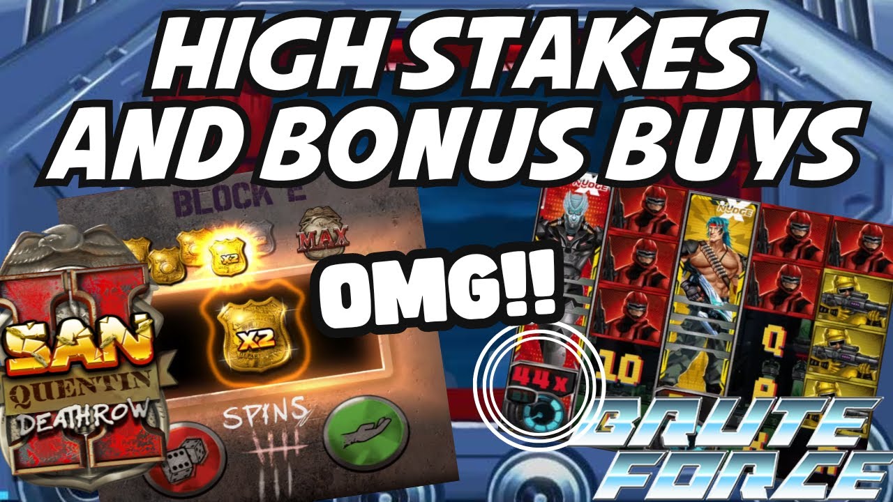 WOW!! CRAZY BIG WIN ON HIGHER STAKES SLOT SESSION AND SAN QUENTIN SUPER BONUS BUY GAMBLE Video
