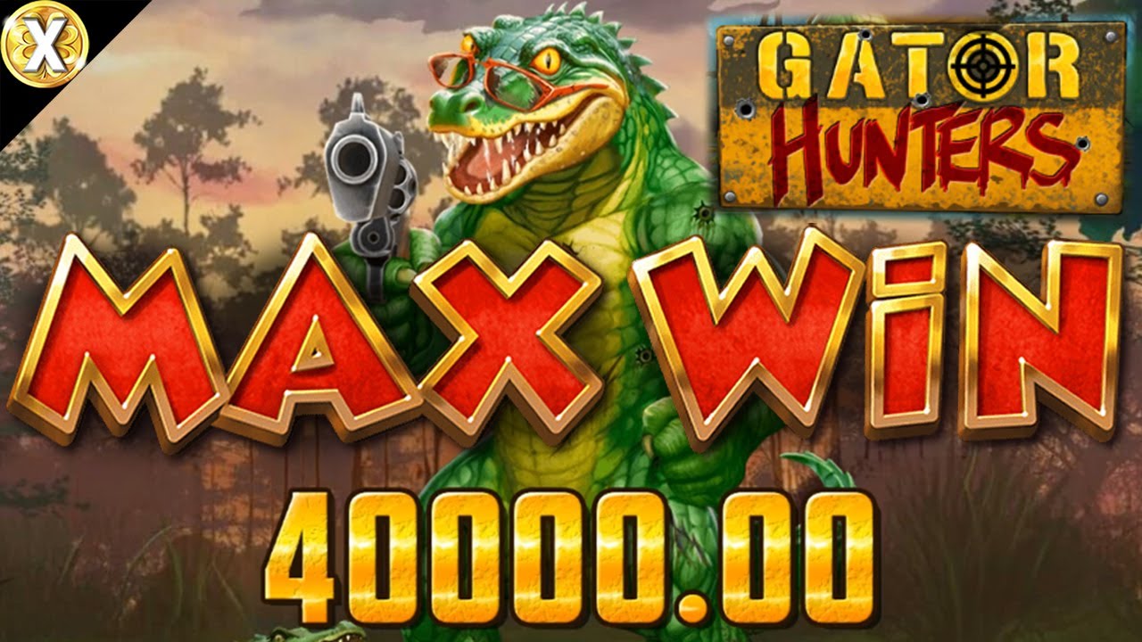 First 25000x MAX WIN On Gator Hunters! EPIC Big WIN New Online Slot - Nolimit City Video