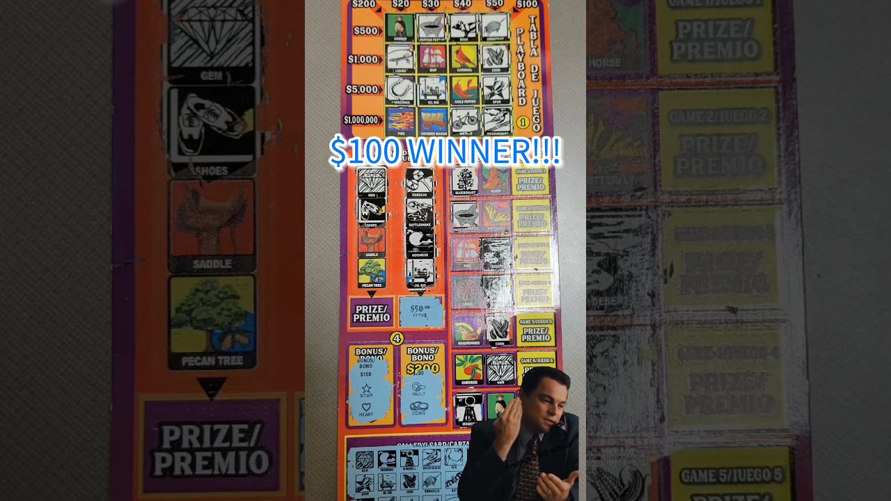 Another Texas Lottery Big Win! $ Scratcher Video