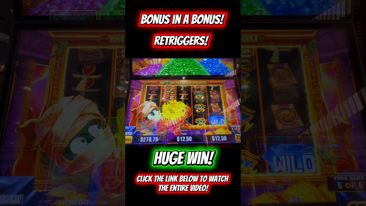 This Retrigger Chain Was Insane #shorts #slots #casino #bigwin Video