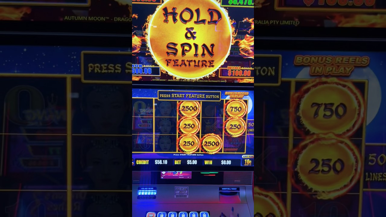 Big Win on My Favorite Dragon Link Slot Machine autumnmoon casino slots bonus dragonlink Video