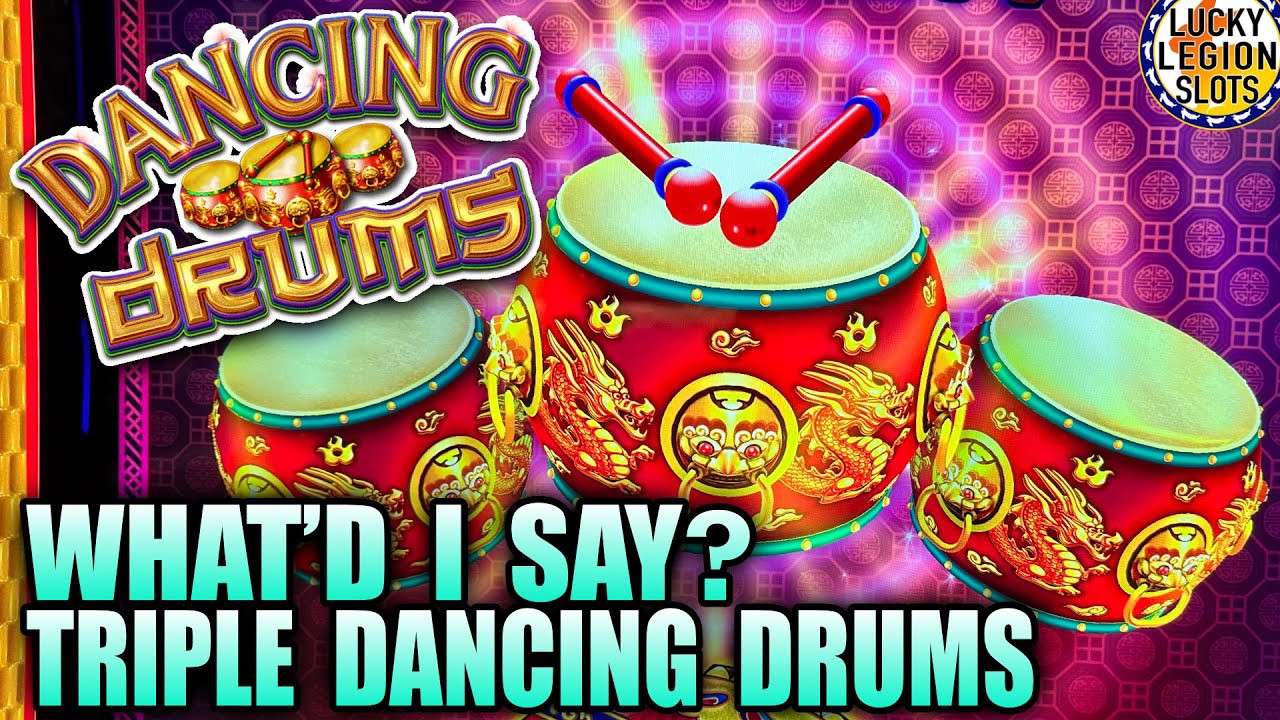 TRIPLE DRUMS BIG WIN Dancing Drums Prosperity & Dancing Drums Power Trio Slot Machines Video