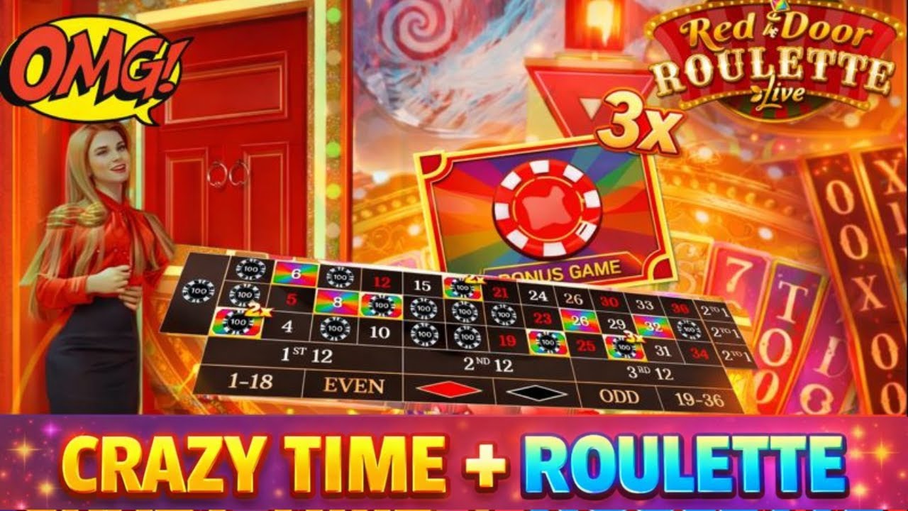 CRAZY TIME MEETS ROULETTE | HUGE WIN IN RED DOOR ROULETTE Video