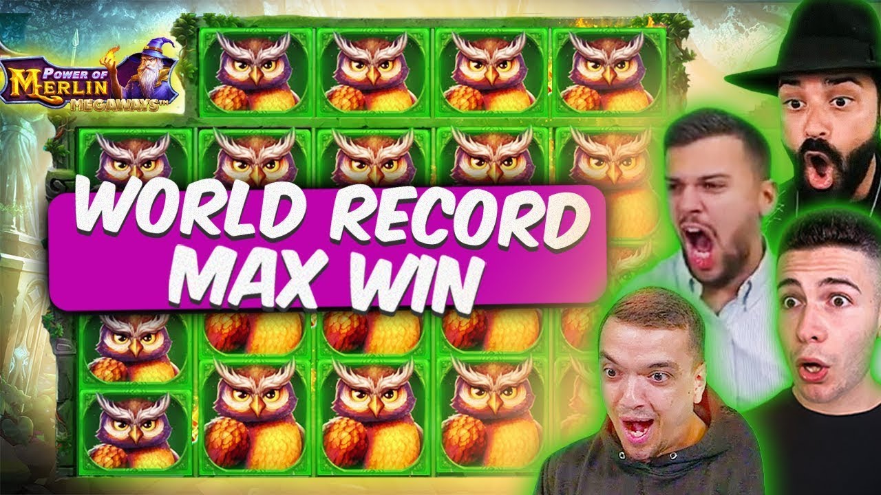 POWER OF MERLIN MAX WIN? Top 6 World Record Biggest Wins (Roshtein, Ayezee, Classybeef) Video