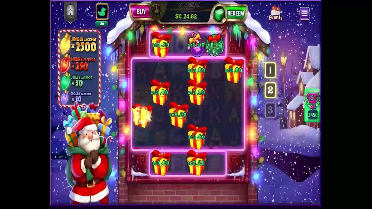 LuckyLand Sweepstakes Casino: Jingle Reels Big Win luckyland jinglereels Video