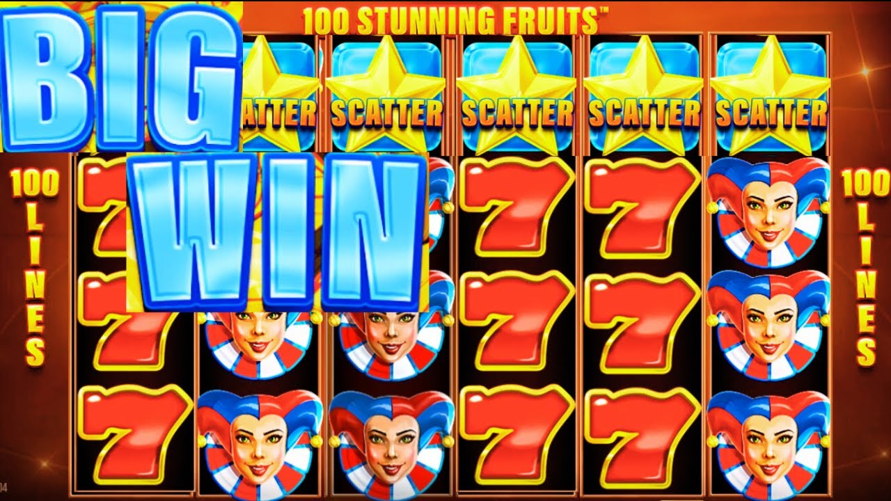 BIG WIN SLOT on 100 Stunning Fruits | EPIC JACKPOT on SYNOT! Video