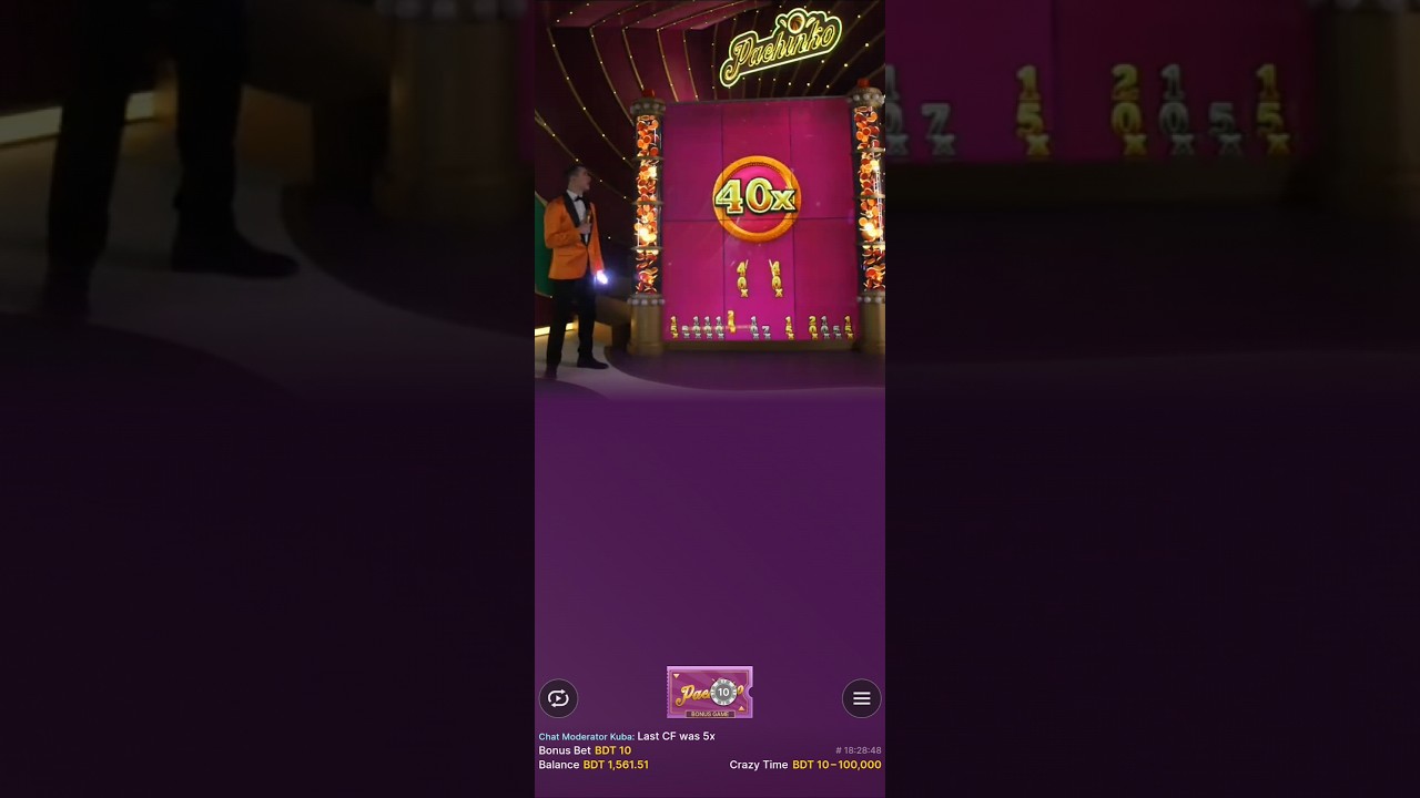 pachinco big win 40x casino game big win money #crazytime #foryou #youtubefeed #youtubeshort Video