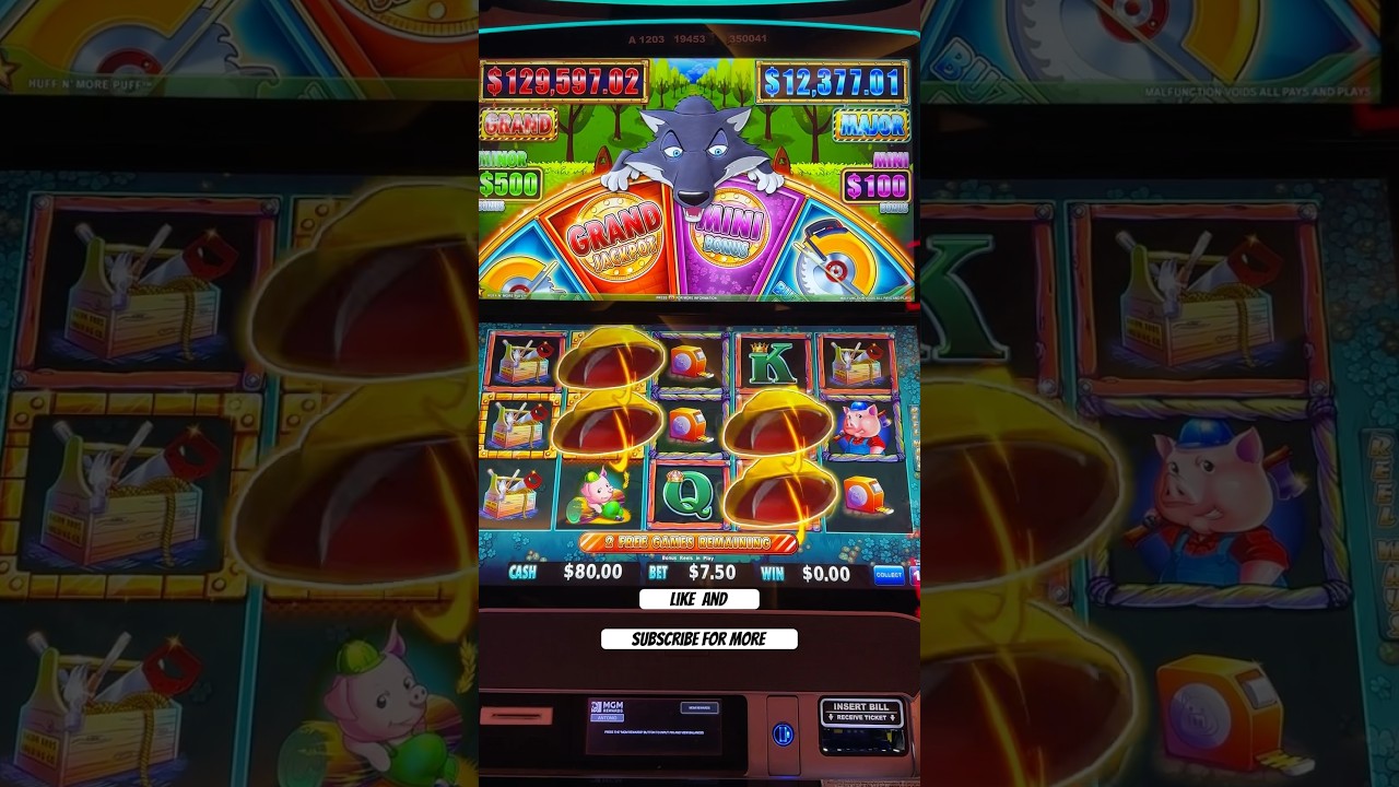 Huff and Puff High Limit The Big Win not expected slot lightninglink slots dragonlink casino Video