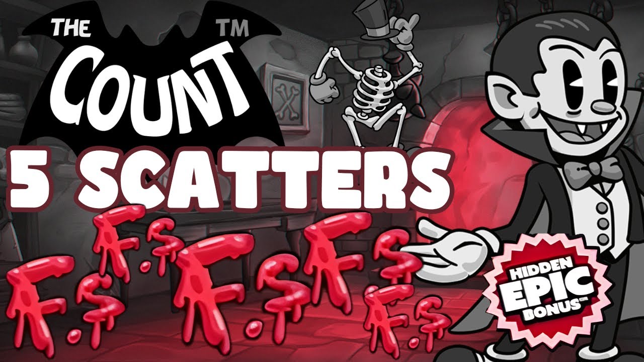 BOB FOUND THE HIDDEN EPIC BONUS SCATTER THE COUNT HACKSAW SLOT BIG WIN Video