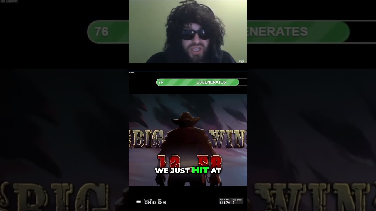 HUGE WIN ON DUEL AT DAWN | Hacksaw Slots Streamer Clip Video