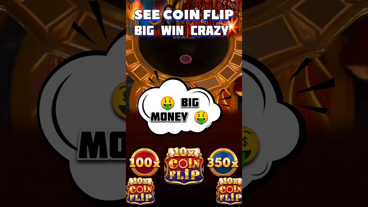 10x Top Slot Win || Crazy Coin Flip || Coin Flip Big Win #crazycoinflip #shorts Video