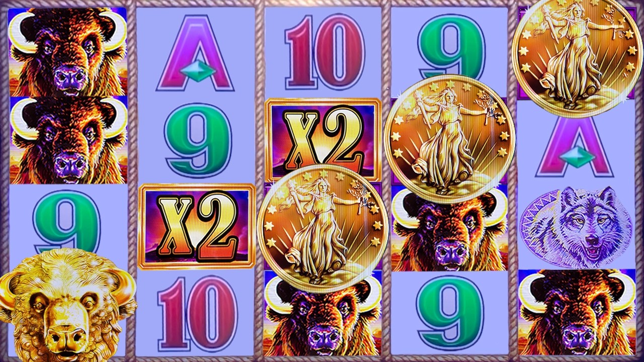 MAX BET was the RIGHT CHOICE BIG WIN on BUFFALO GOLD Video