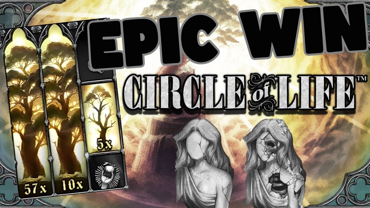 HUGE WIN ON NEW SLOT - CIRCLE OF LIFE FROM HACKSAW GAMING Video