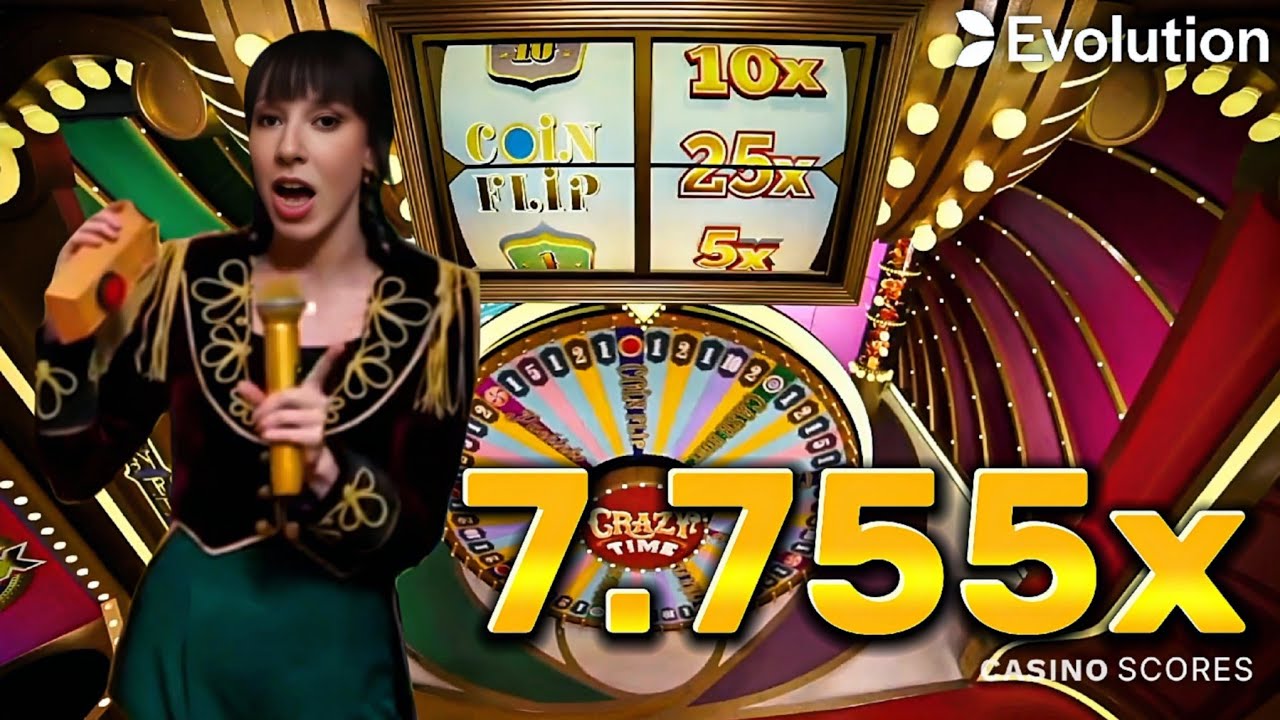 Crazy Time Big Win Today, Oh My God ! 7755X ! 1500X,700X,600X !! Automatic RICH ! Video