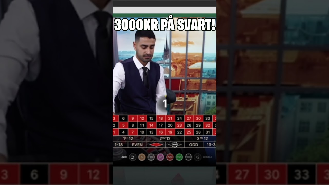3000kr på svart! #casino #slot #gaming #kick #bigwin #svenska #humour #jackpot Video