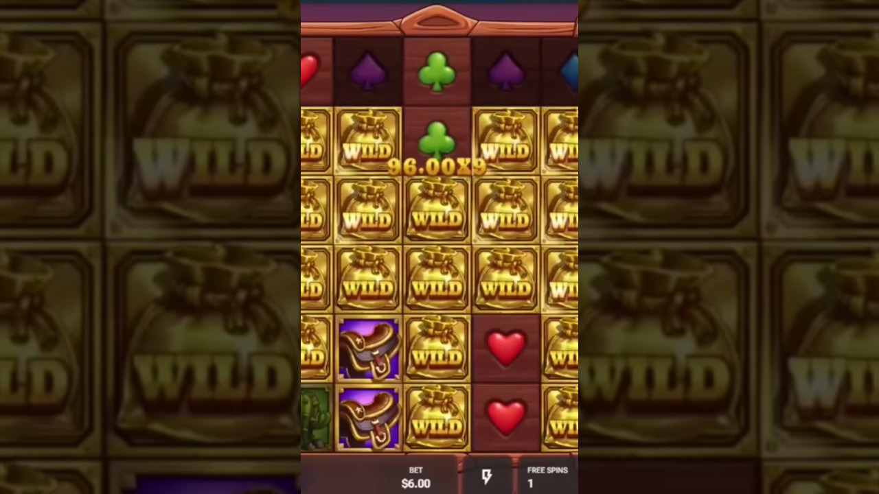 WILD WEST WINS FULL SCREN WILD BIG WIN TITAN GAMING Video