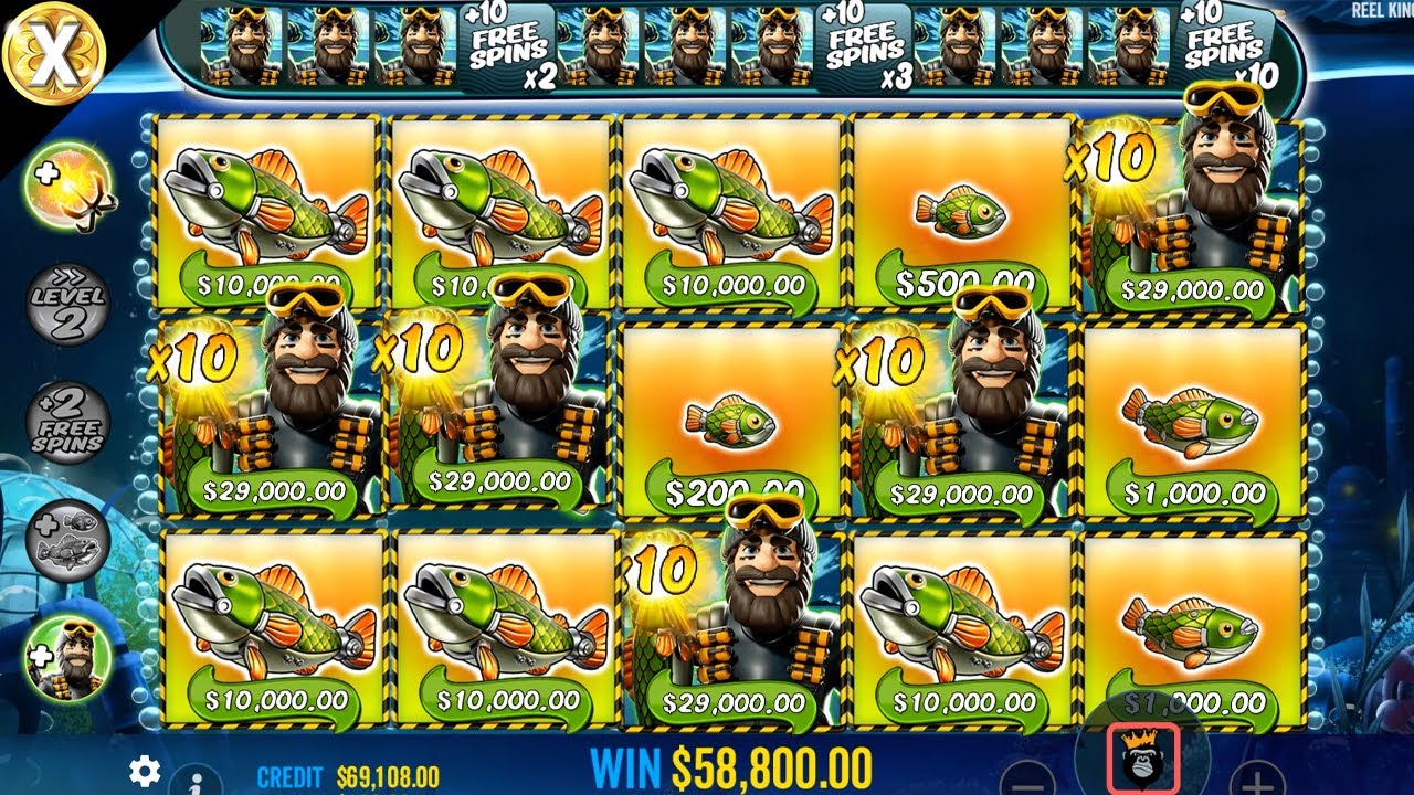 My MAX WIN In The NEW Slot Big Bass Fishing Mission - Online Slot EPIC Big WIN - Reel Kingdom Video