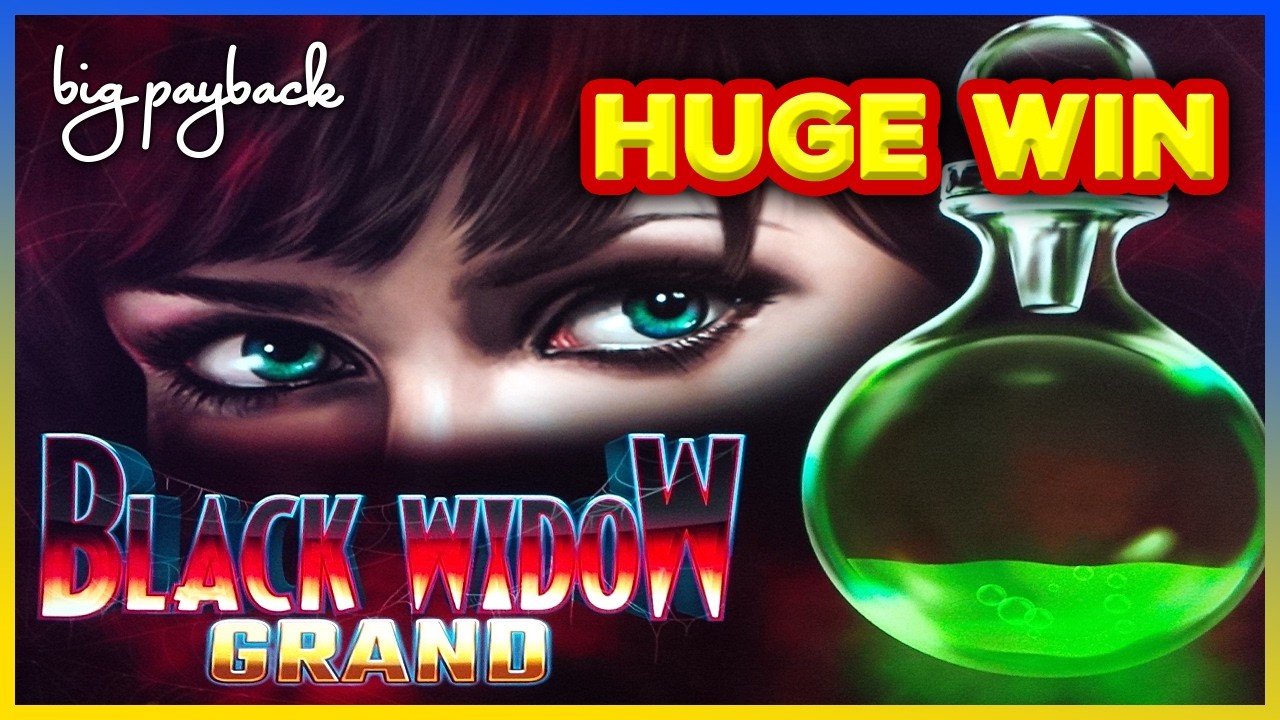 HUGE WIN!!! Black Widow Grand - HOT NEW SLOT! Video